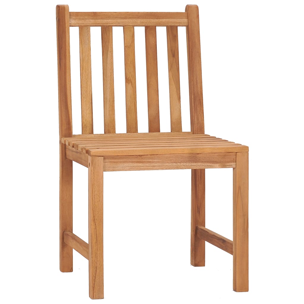 3 Piece Garden Dining Set 80x80 cm Solid Teak Wood