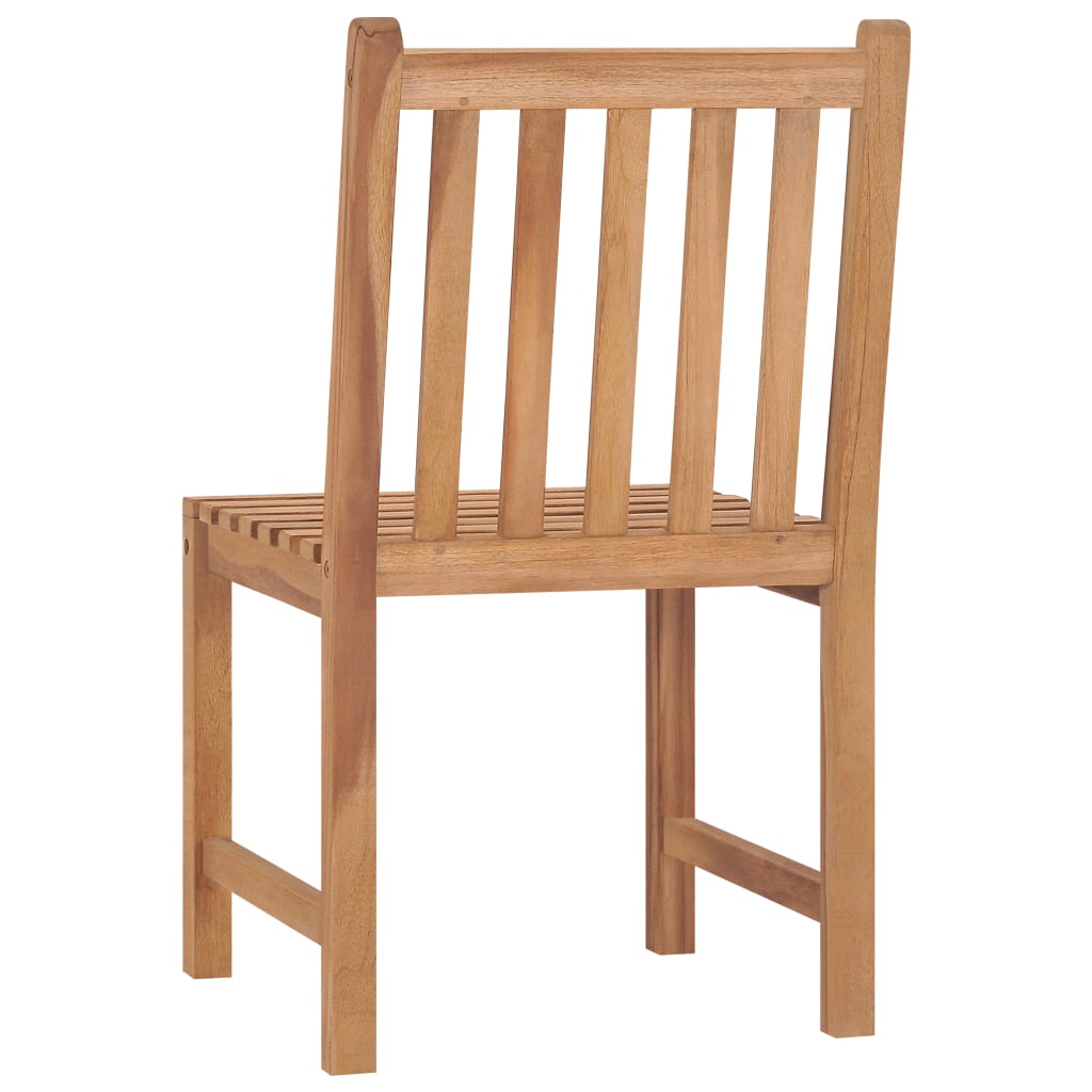 3 Piece Garden Dining Set 80x80 cm Solid Teak Wood
