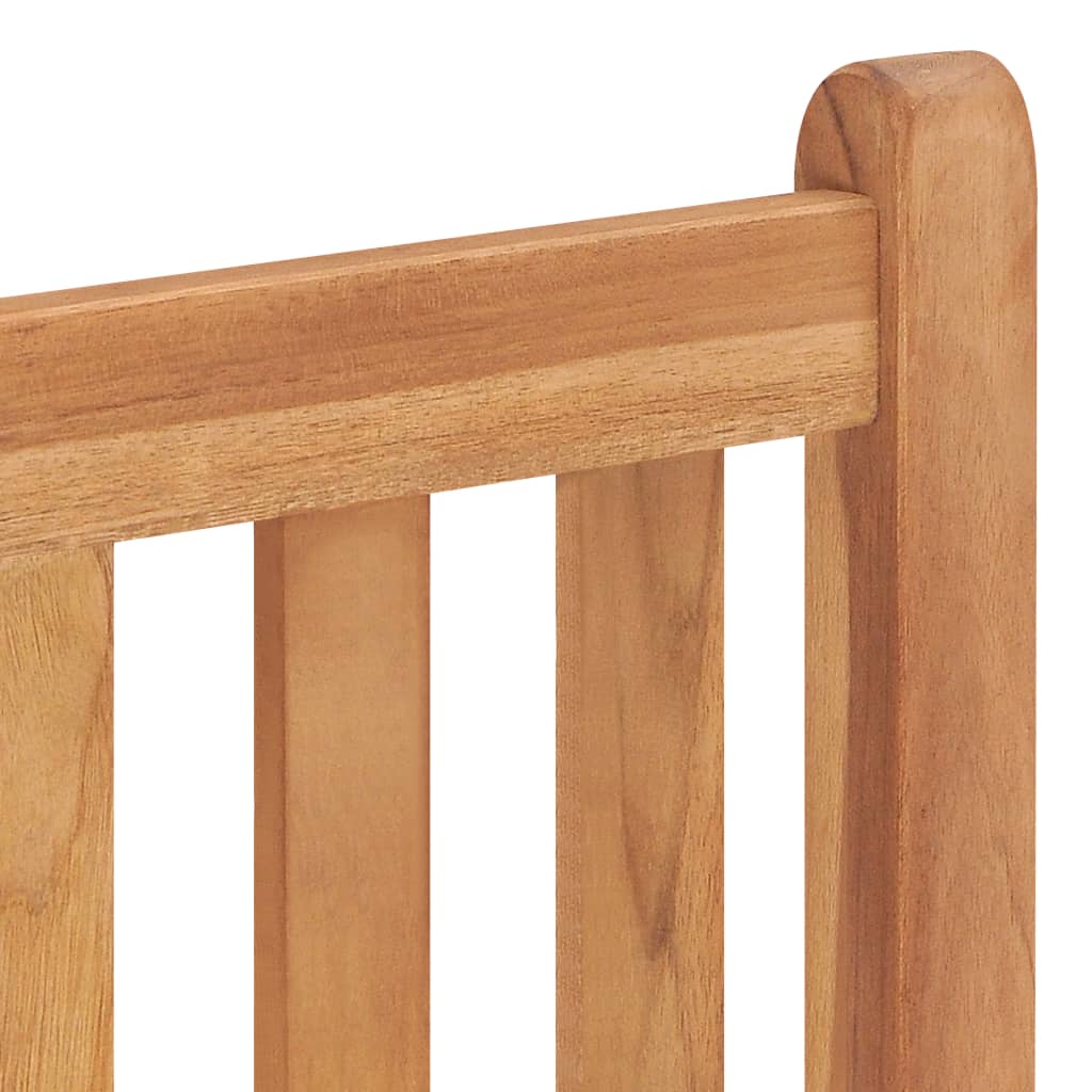 3 Piece Garden Dining Set 80x80 cm Solid Teak Wood