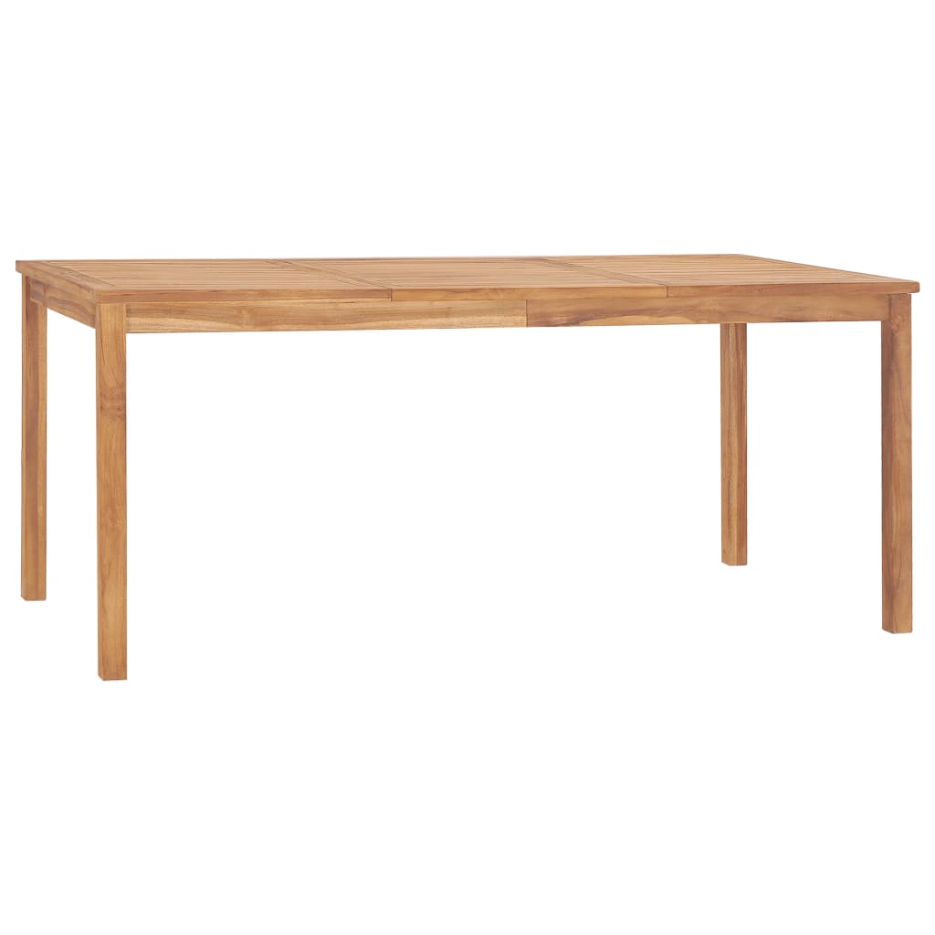 9 Piece Garden Dining Set 180x90 cm Solid Teak Wood