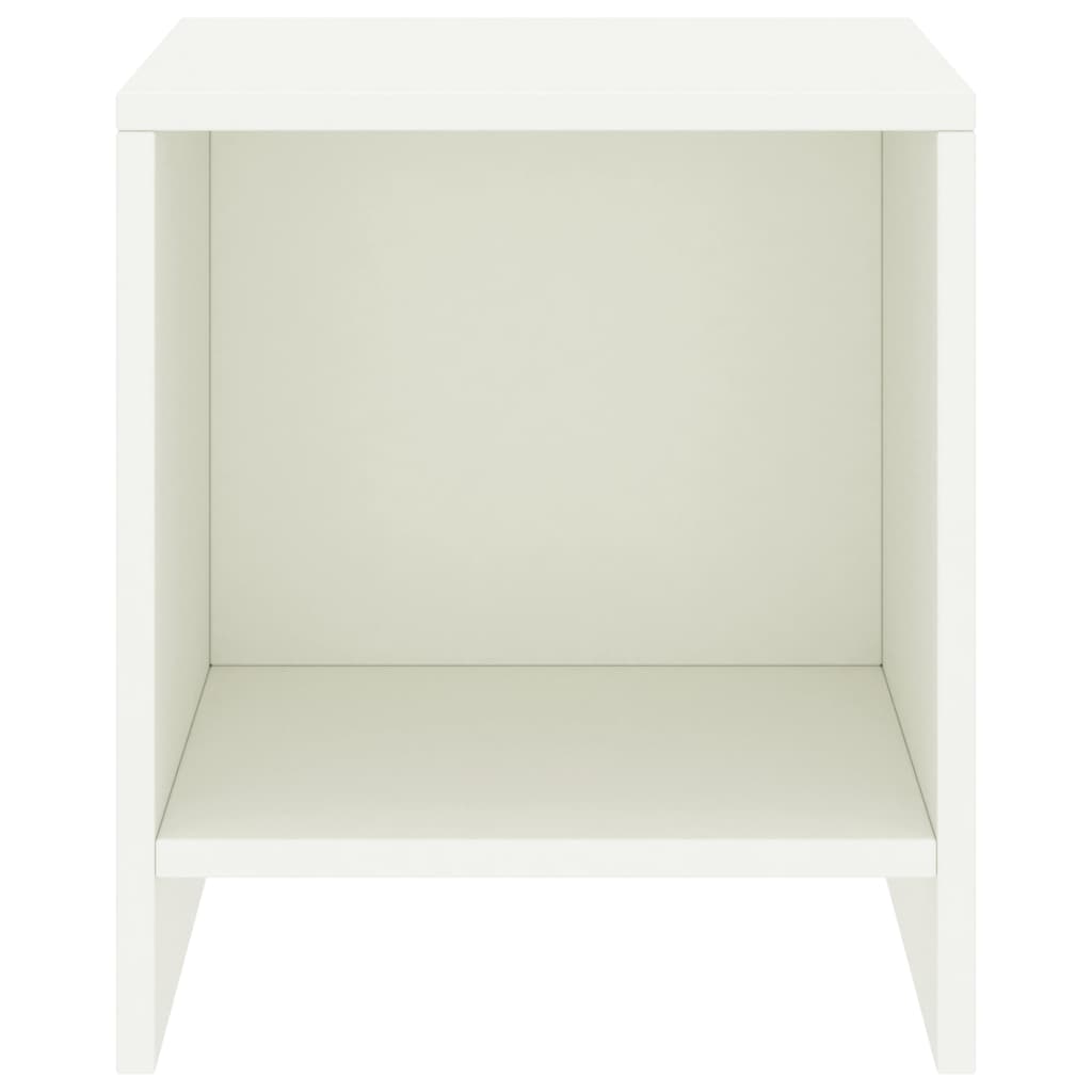 Bedside Cabinets 2 pcs White 35x30x40 cm Solid Pinewood