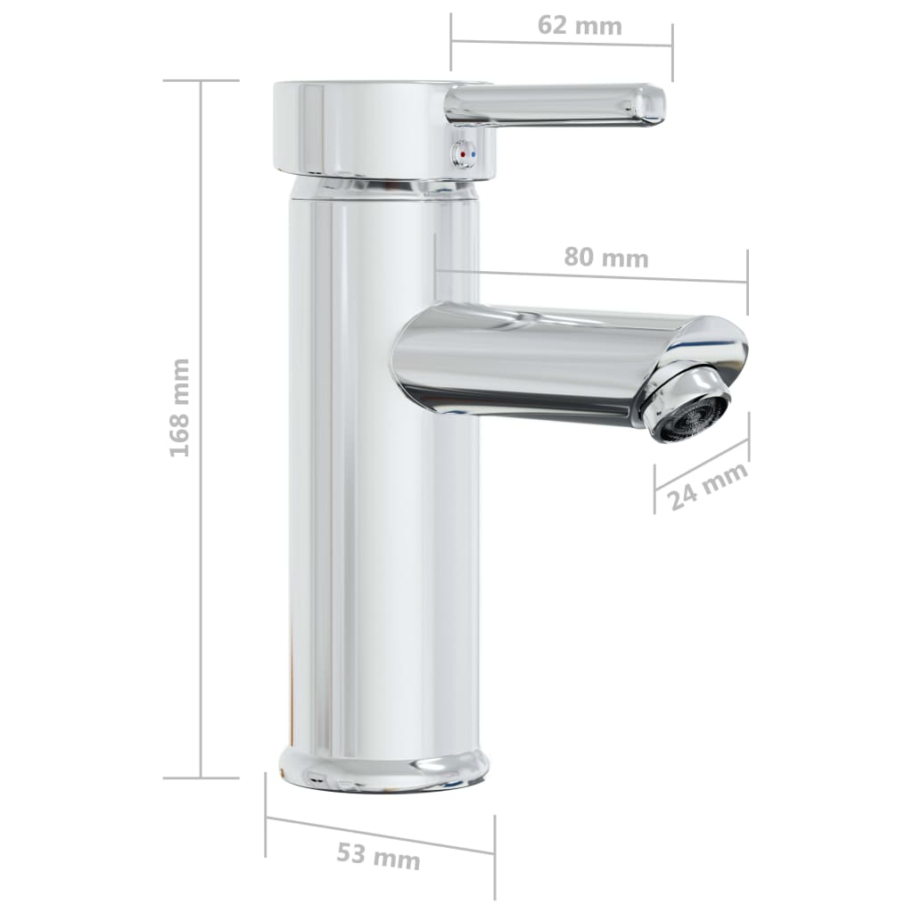 Built-in Basin with Faucet 42x39x18 cm Ceramic White