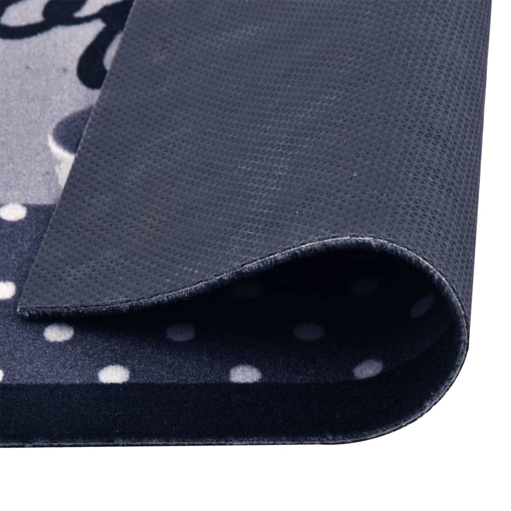 Kitchen Carpet Washable Coffee Blue 60x300 cm