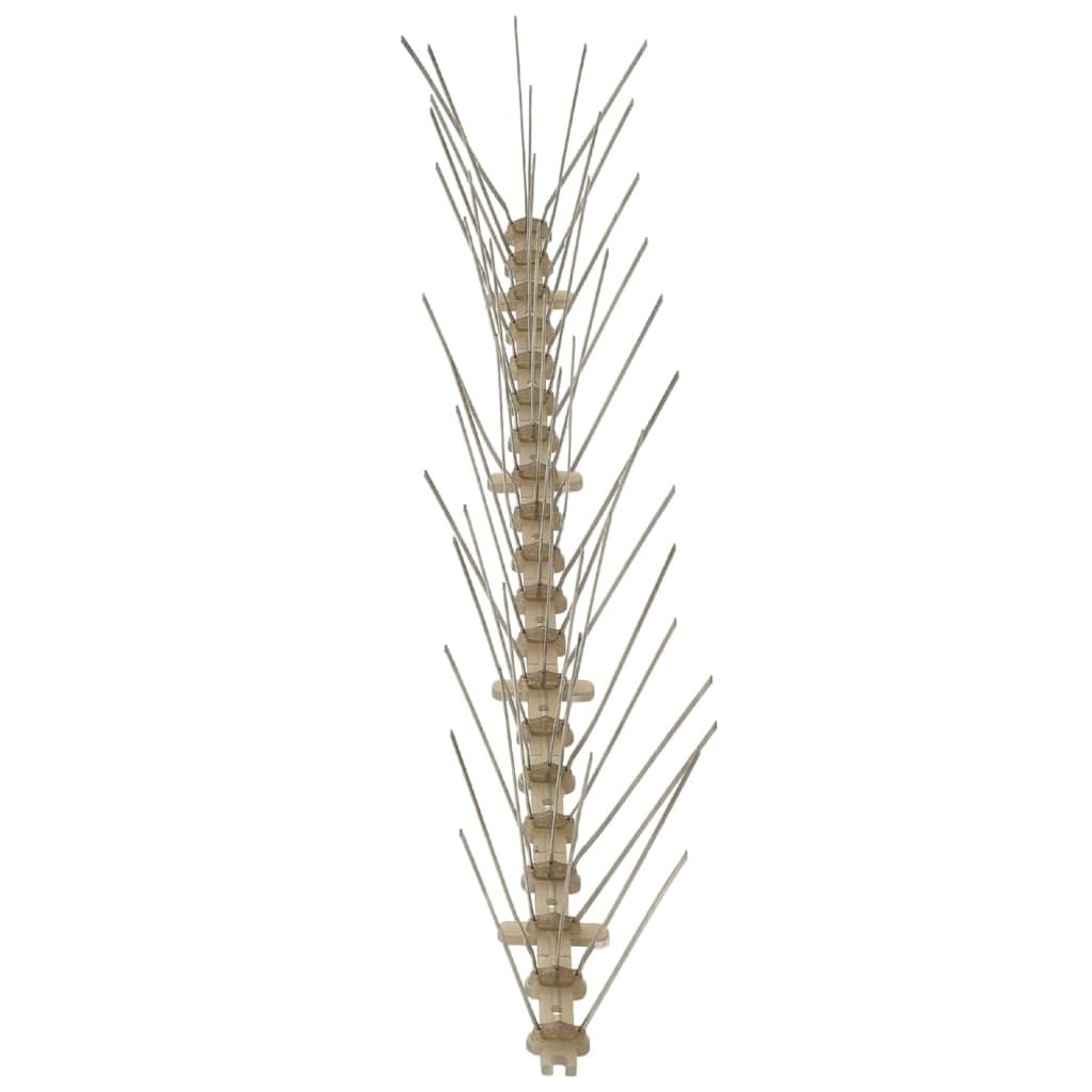 5-row Plastic Bird & Pigeon Spikes Set of 6 3 m