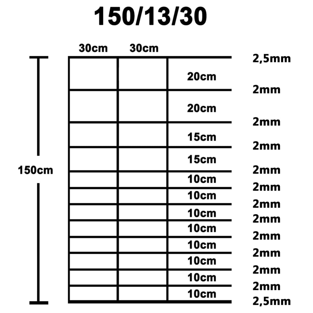 Garden Fence Galvanised Steel 50x1.5 m Silver