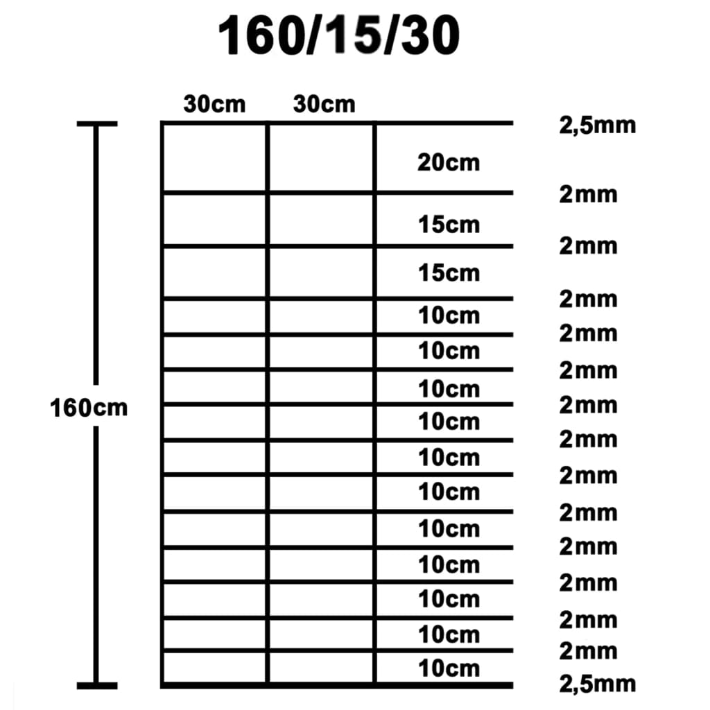 Garden Fence Galvanised Steel 50x1.6 m Silver