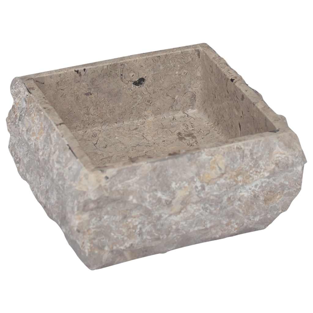 Sink Grey 30x30x13 cm Marble