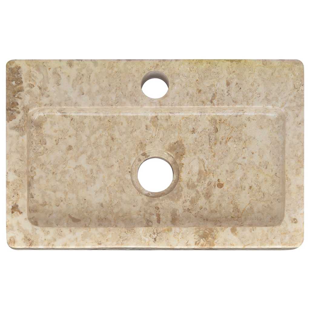 Sink Cream 38x24x6.5 cm Marble