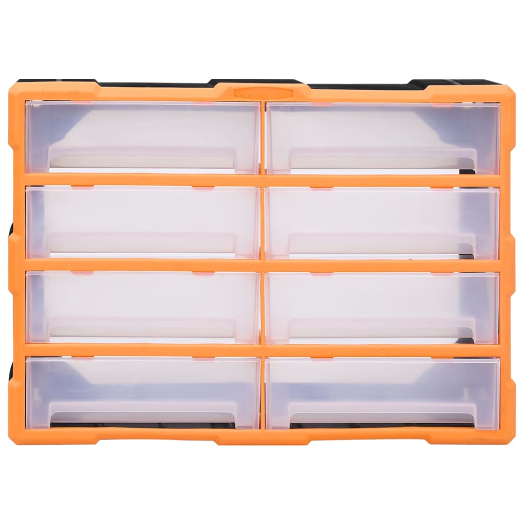 Multi-drawer Organiser with 8 Big Drawers 52x16x37 cm
