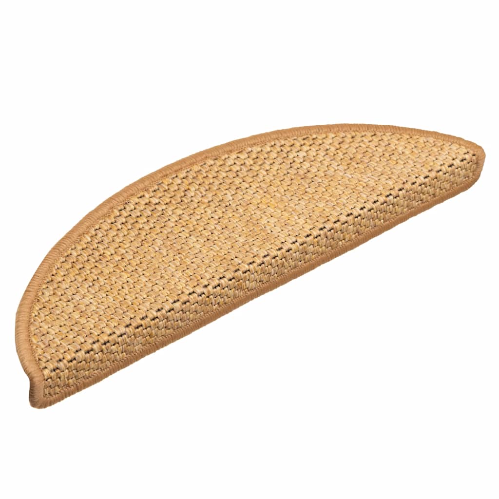 Stair Mats Self-adhesive Sisal-Look 15 pcs 56x17x3 cm Sisal