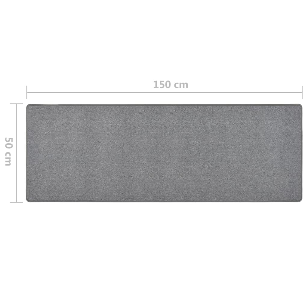 Carpet Runner Dark Grey 50x150 cm