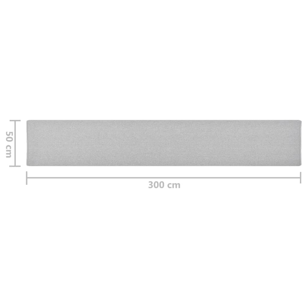 Carpet Runner Light Grey 50x300 cm