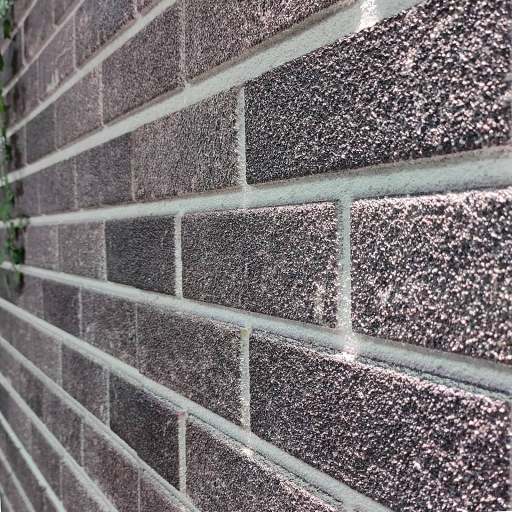 3D Wall Panels with Black & Grey Brick Design 10 pcs EPS