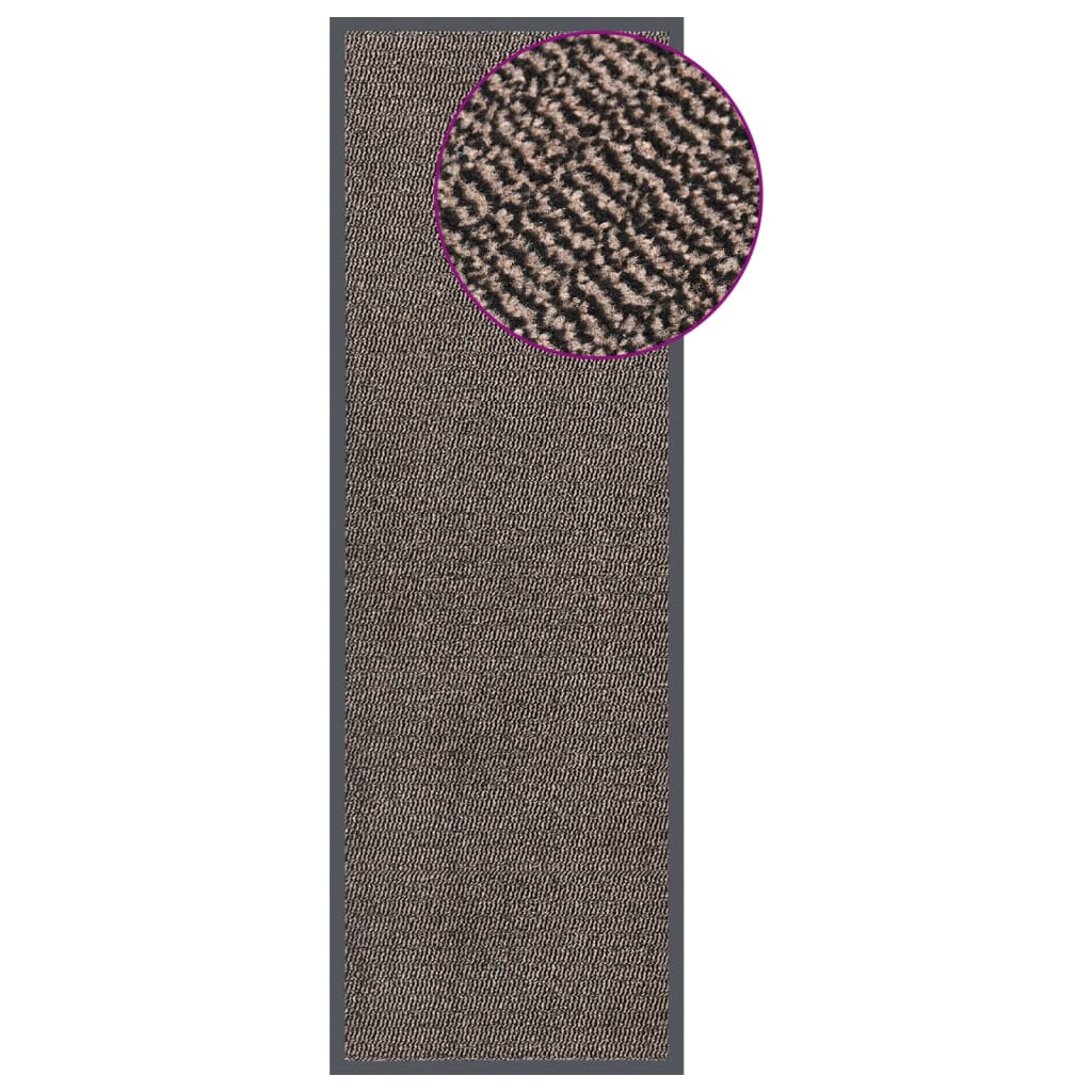 Doormat Tufted 60x180 cm Dark Brown