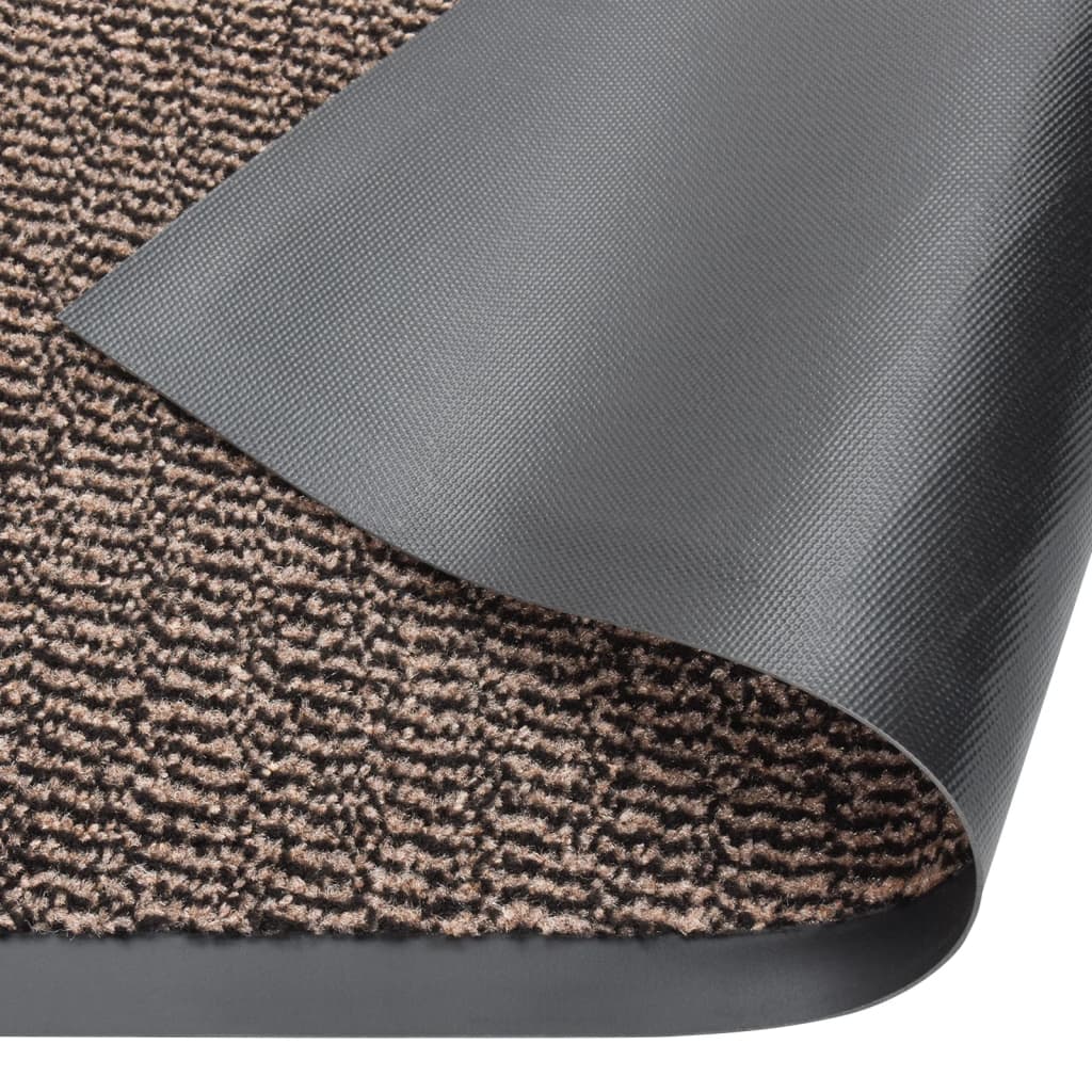 Doormat Tufted 80x120 cm Dark Brown