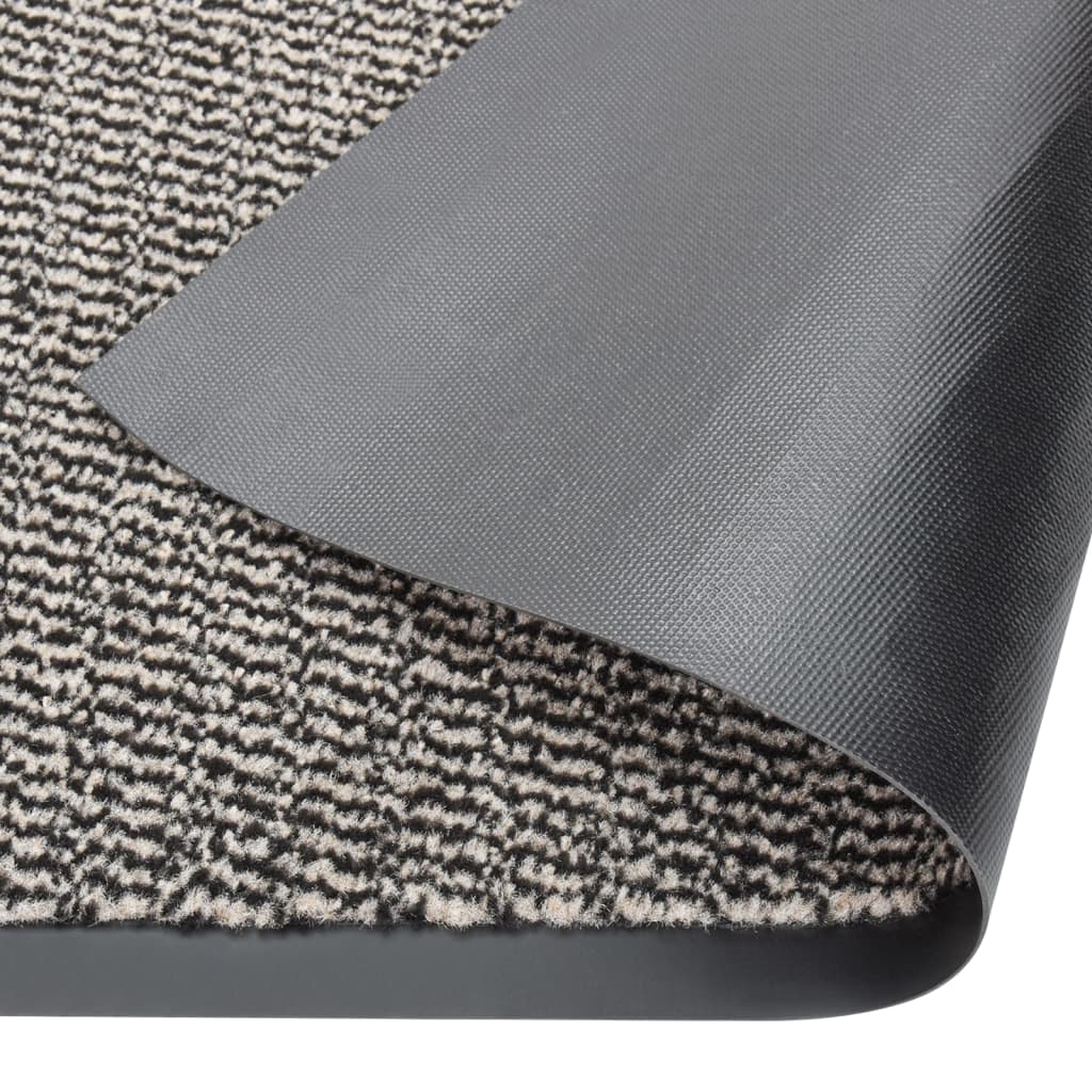 Doormat Tufted 90x150 cm Light Brown