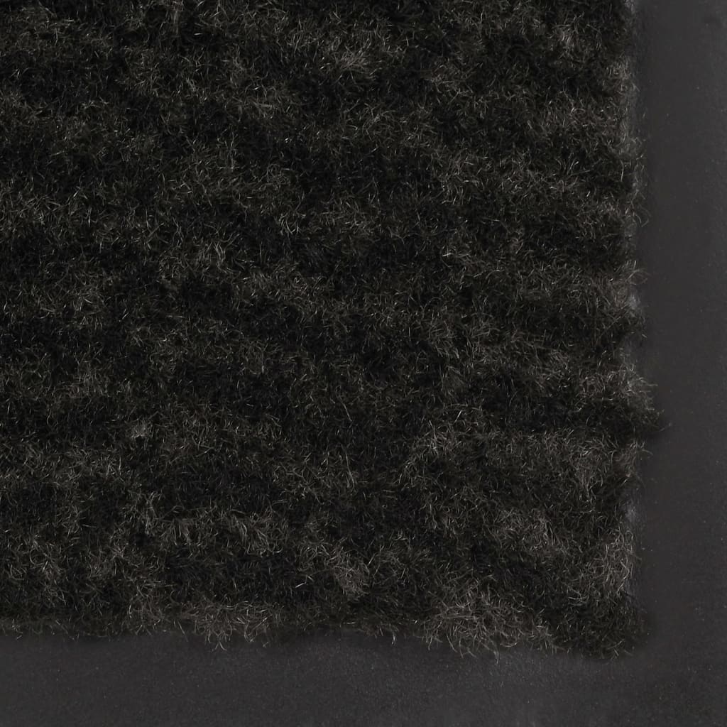 Doormat Tufted 60x180 cm Black