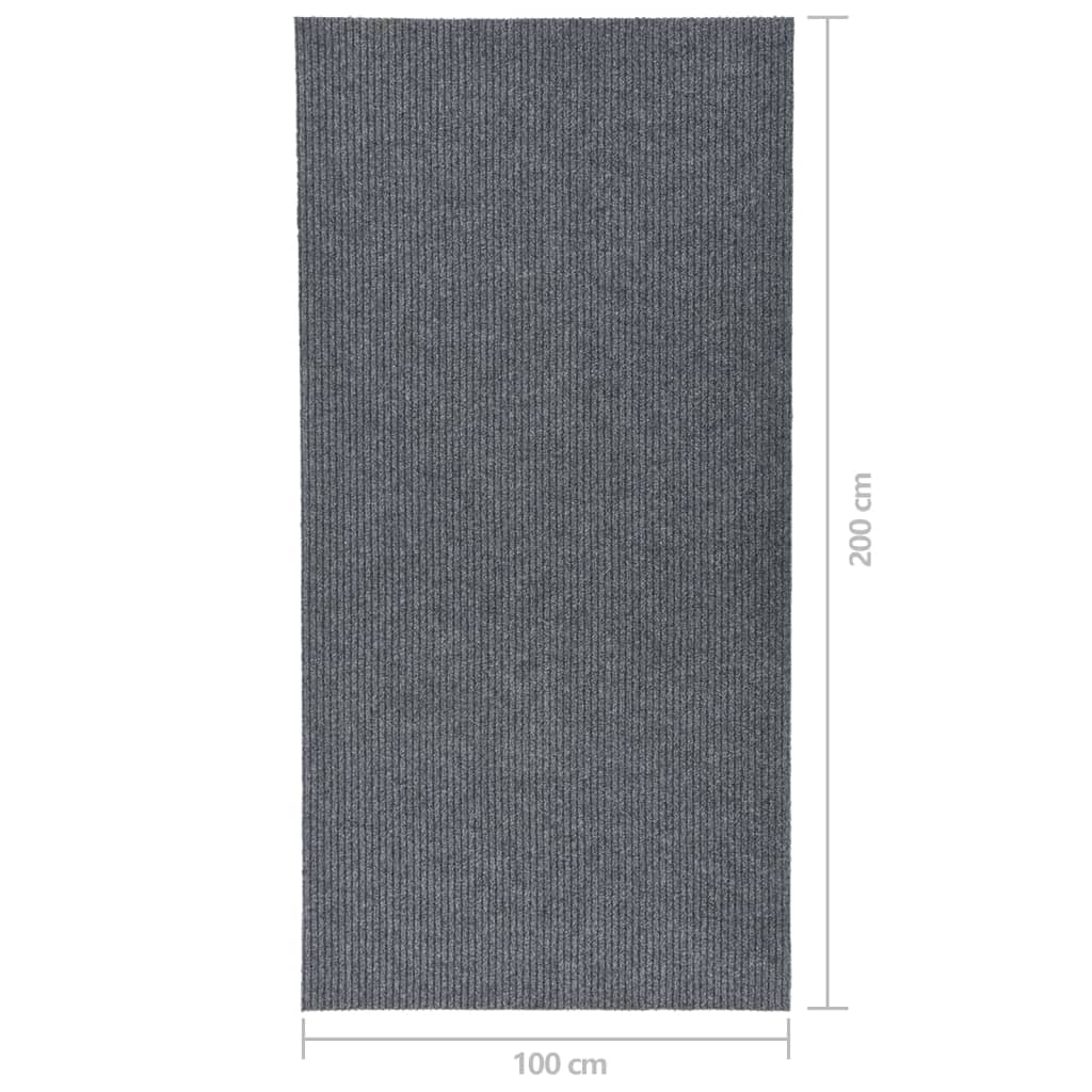 Dirt Trapper Carpet Runner 100x200 cm Grey