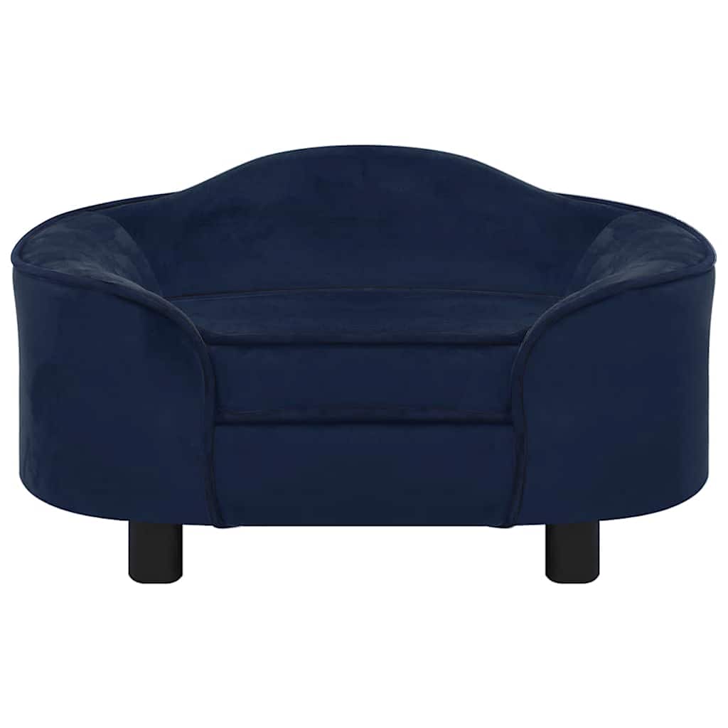 Dog Sofa Blue 67x47x36 cm Plush