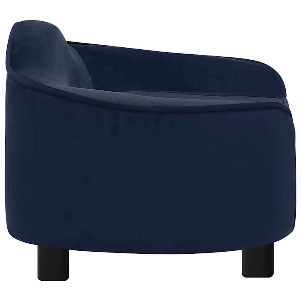Dog Sofa Blue 67x47x36 cm Plush