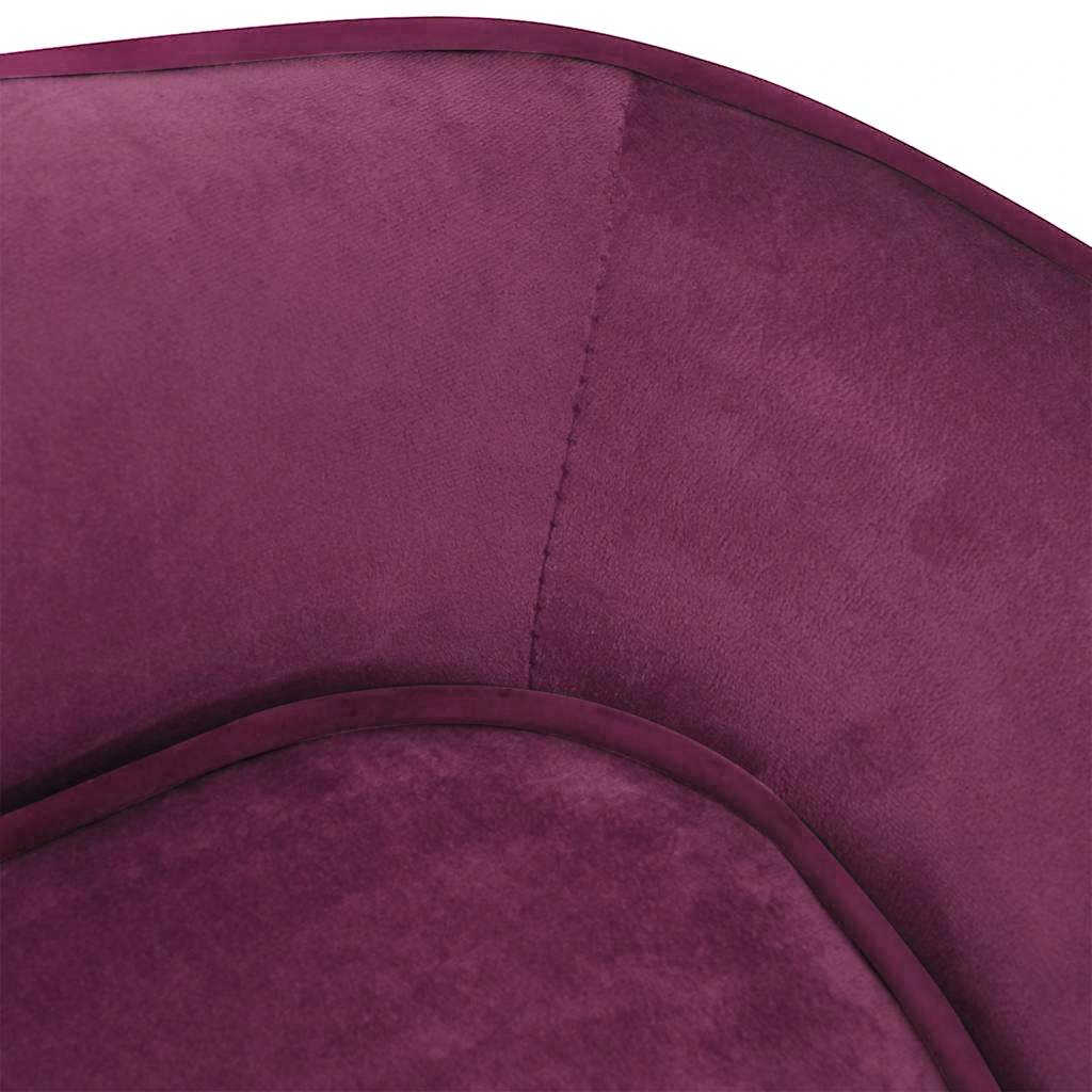 Dog Sofa Burgundy 67x47x36 cm Plush