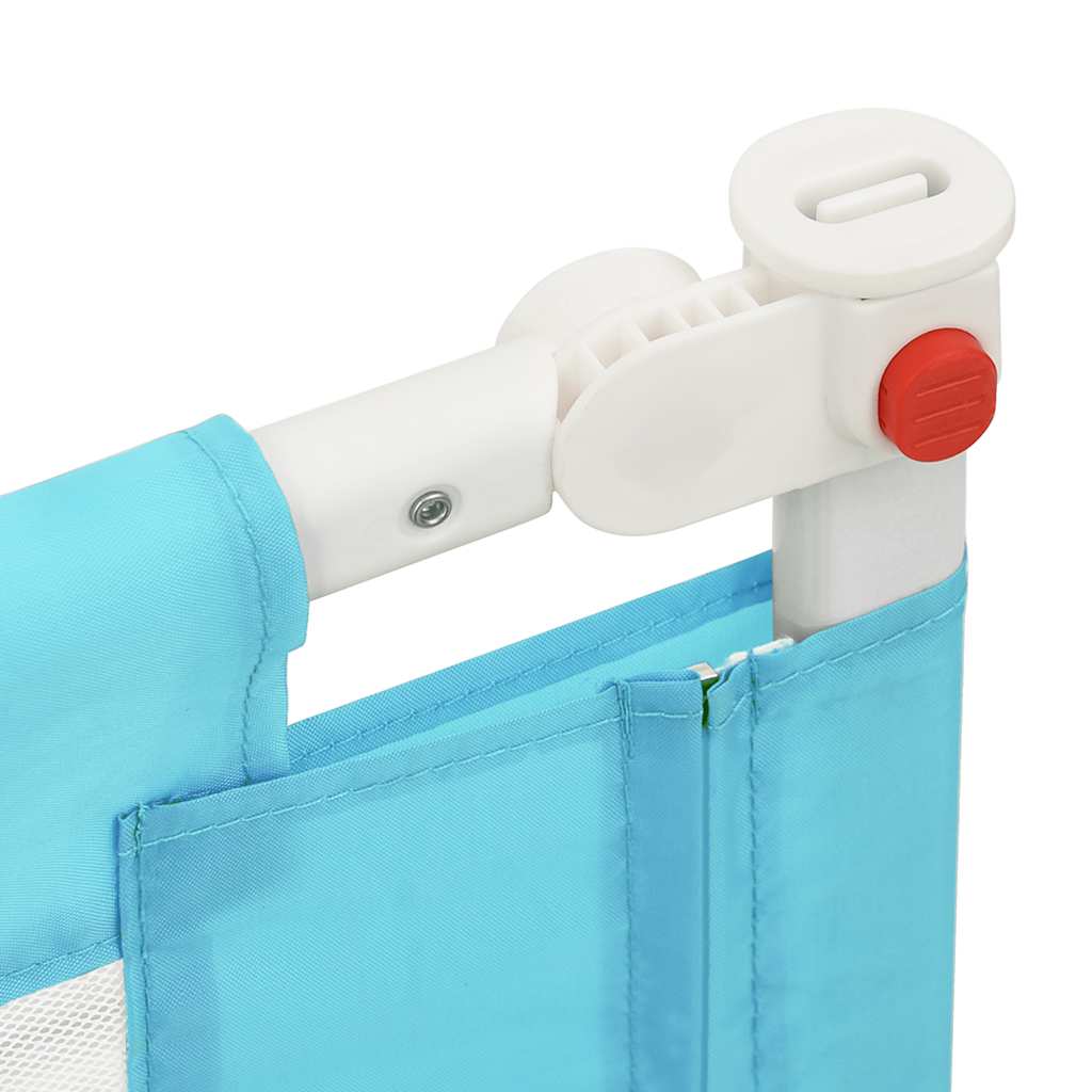 Toddler Safety Bed Rail Blue 190x25 cm Fabric