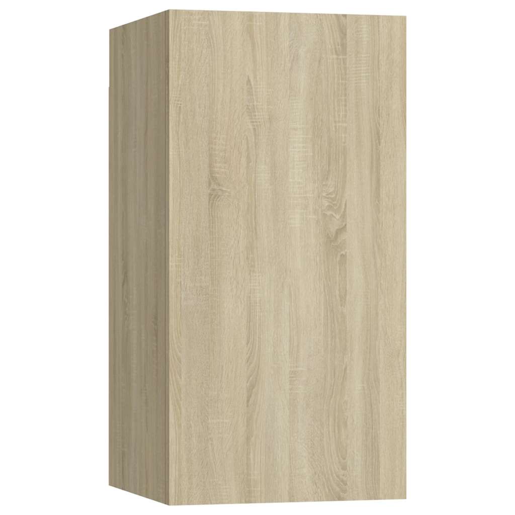TV Cabinets 2 pcs Sonoma Oak 30.5x30x60 cm Engineered Wood