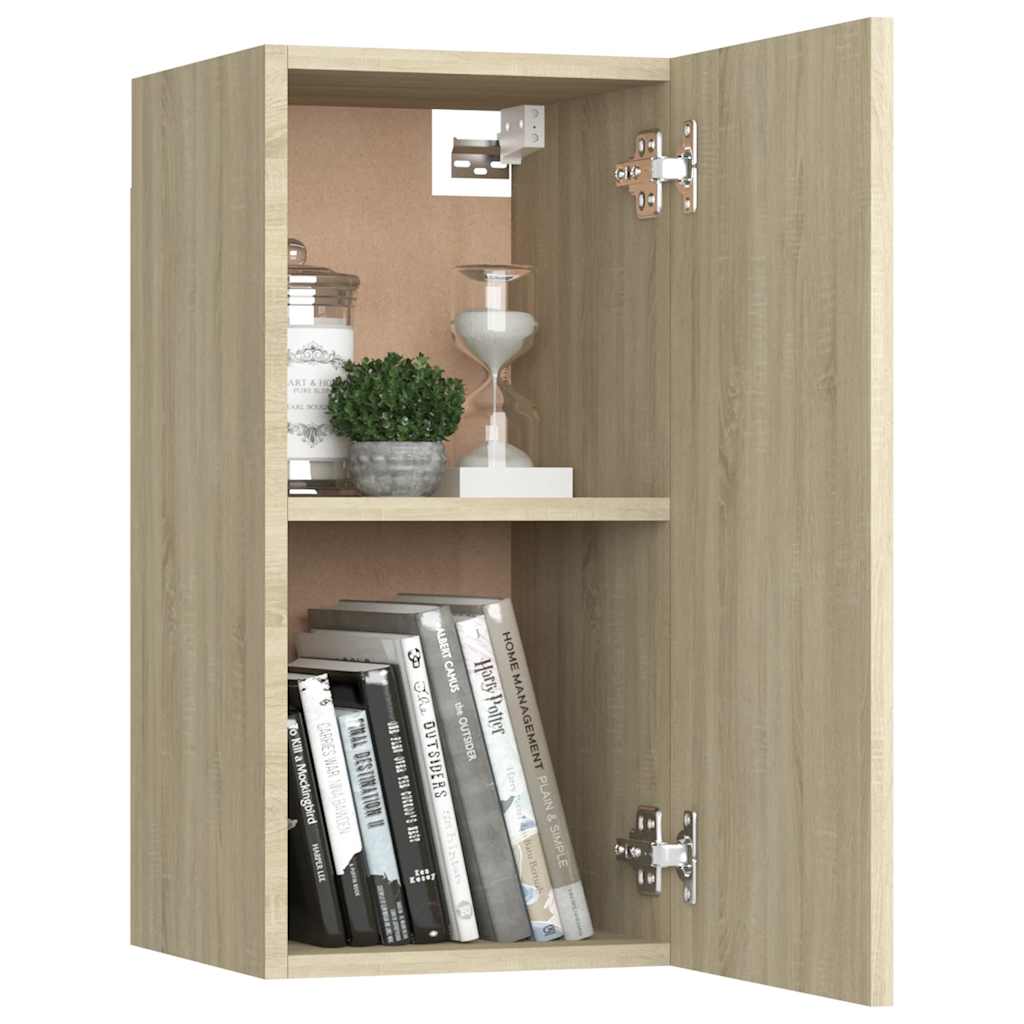 TV Cabinets 2 pcs Sonoma Oak 30.5x30x60 cm Engineered Wood
