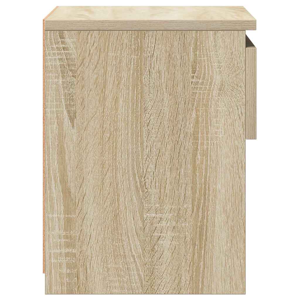 Bedside Cabinets 2 pcs Sonoma Oak 40x30x39 cm Engineered Wood
