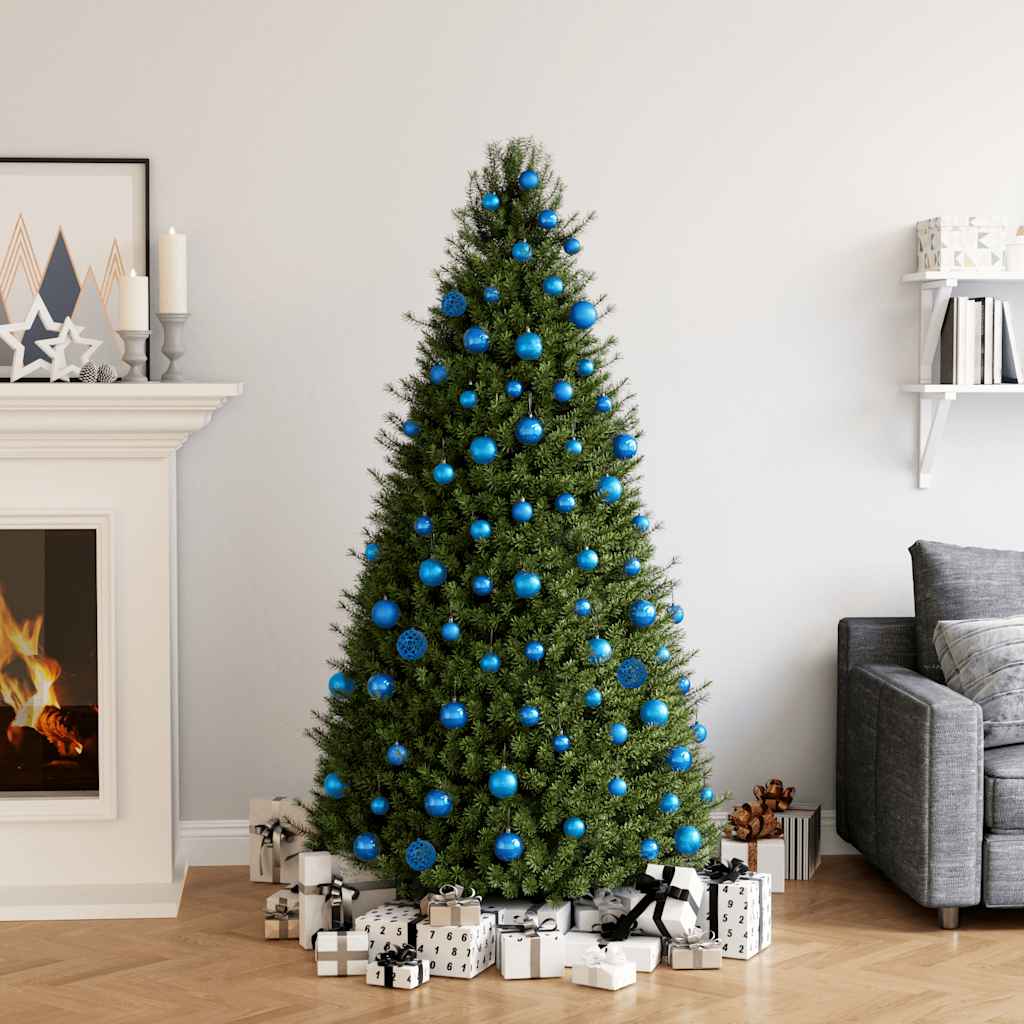 100 Piece Christmas Ball Set Blue