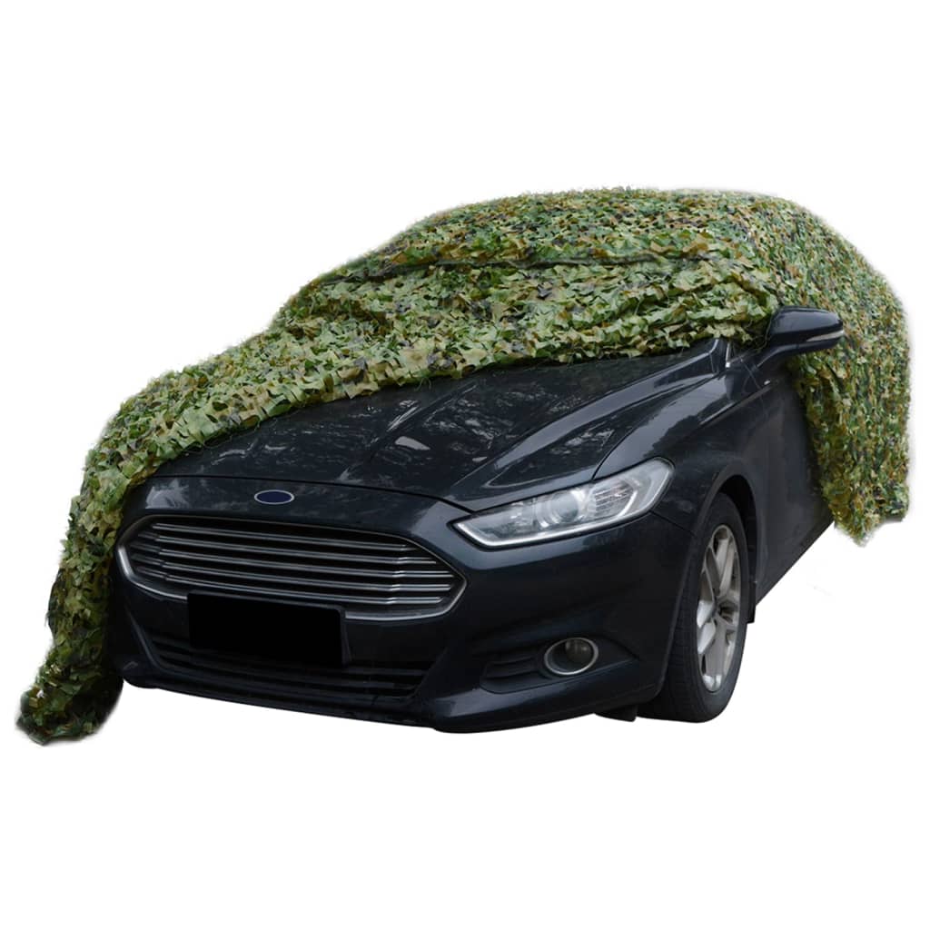 Camouflage Net with Storage Bag 5x8 m Green