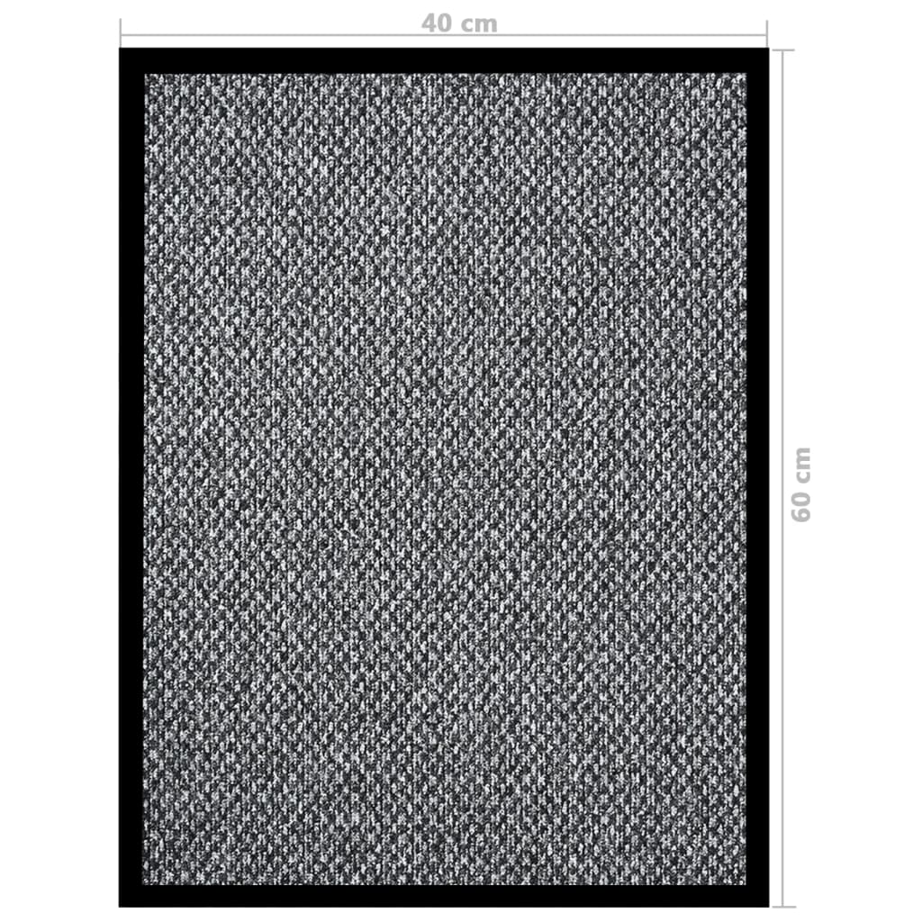 Doormat Grey 40x60 cm