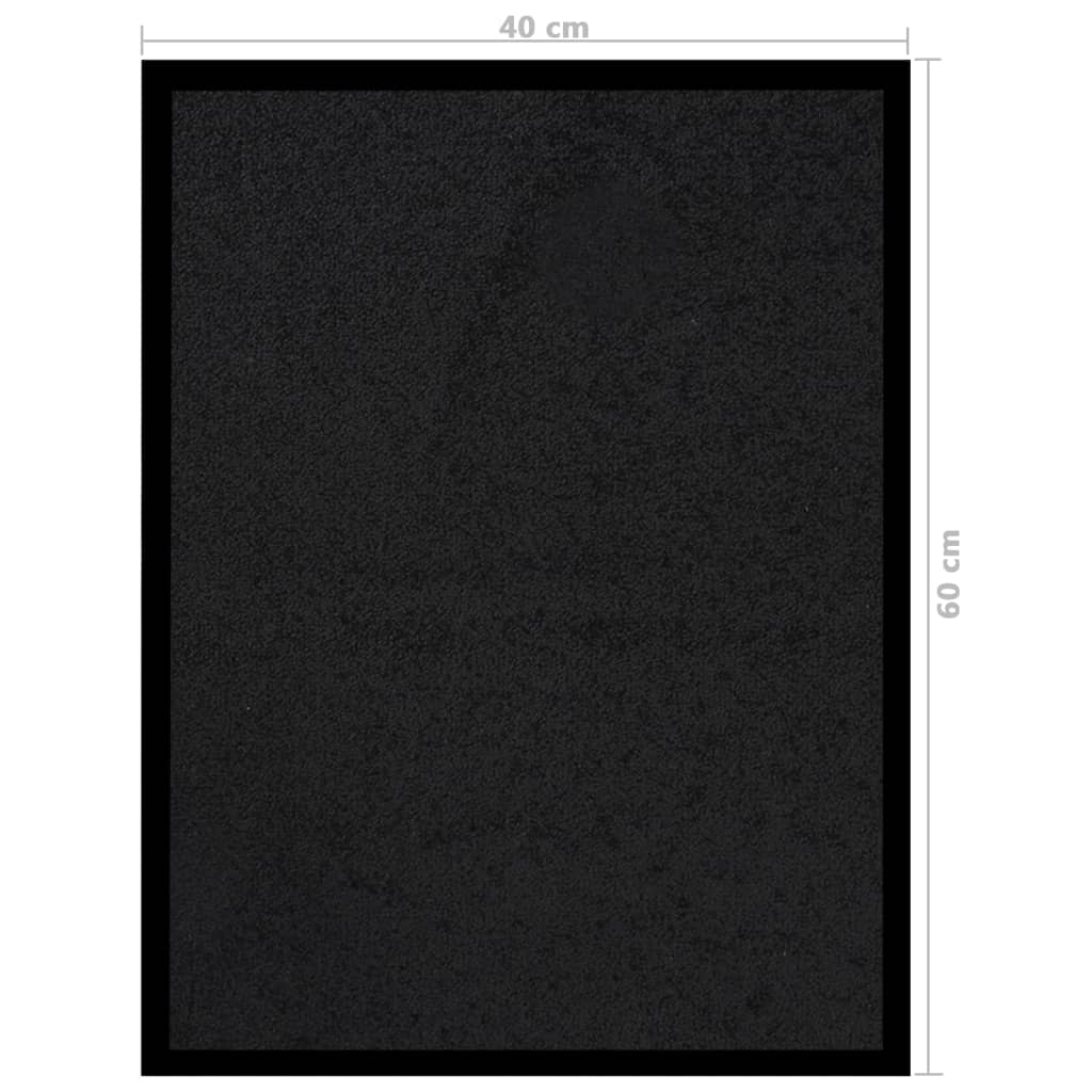 Doormat Black 40x60 cm