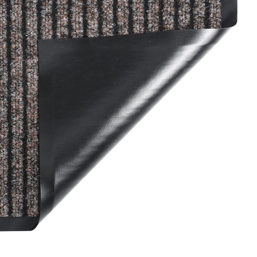 Doormat Striped Beige 40x60 cm