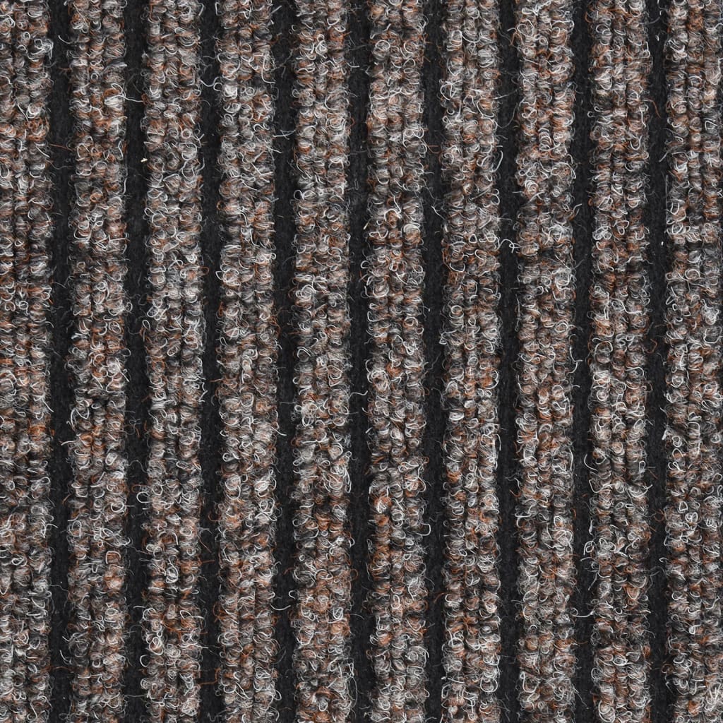 Doormat Striped Beige 40x60 cm