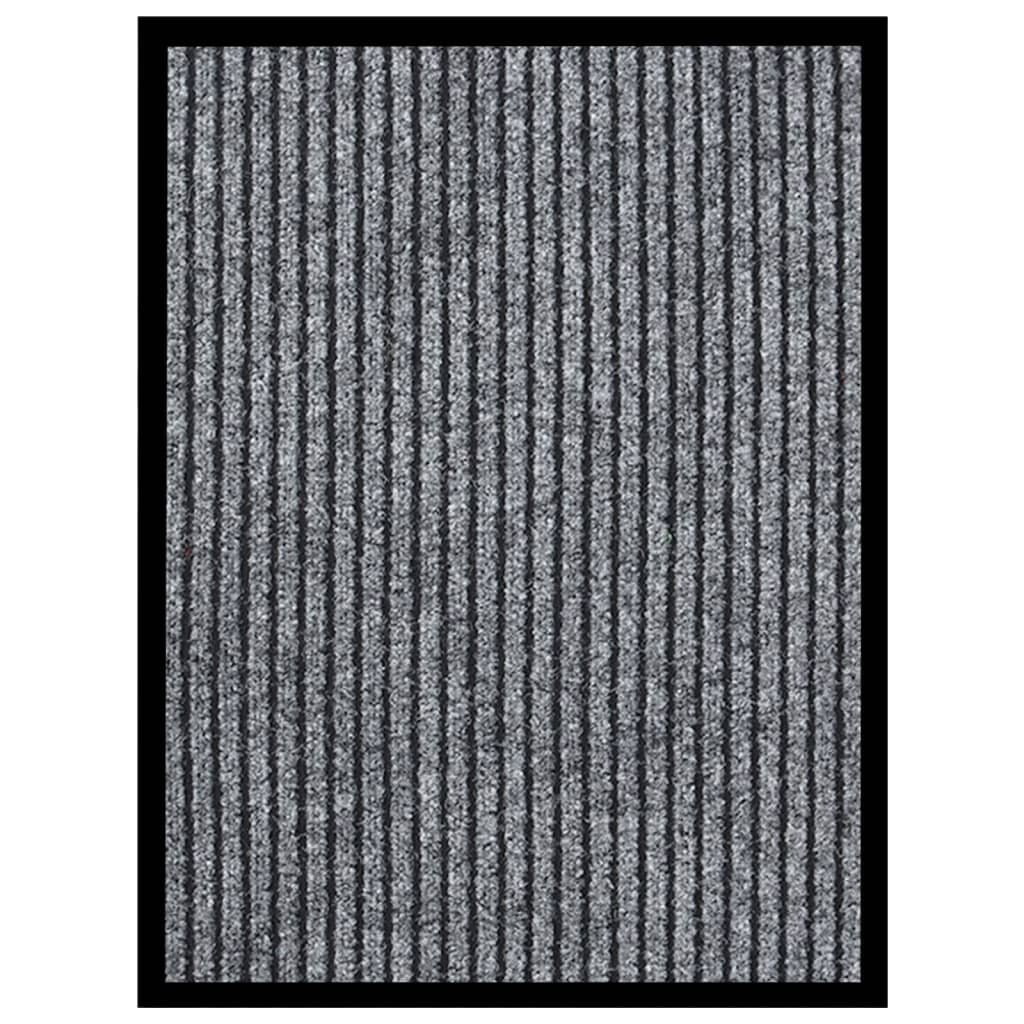 Doormat Striped Grey 40x60 cm