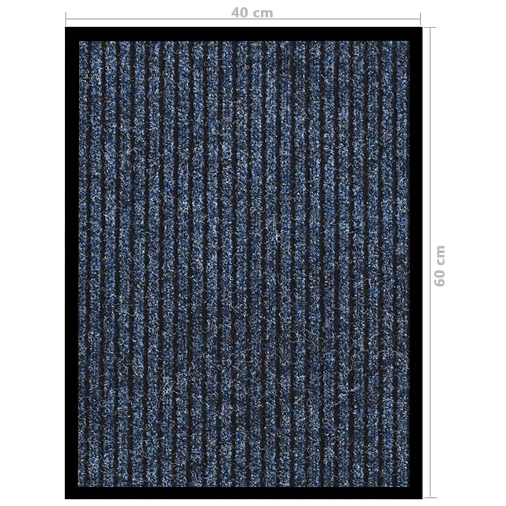 Doormat Striped Blue 40x60 cm