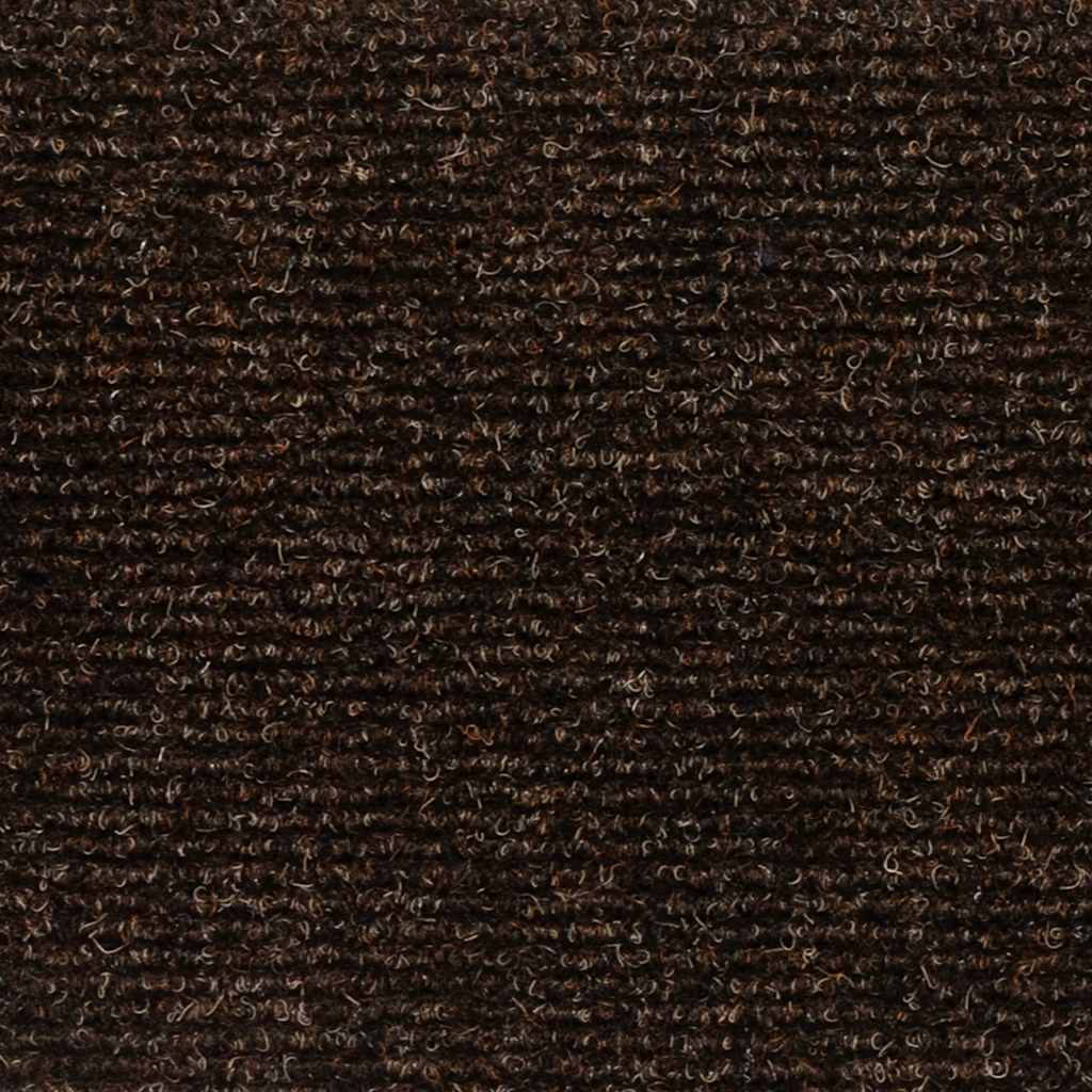 Stair Mats Self-adhesive 15 pcs 60x25 cm Brown Rectangular
