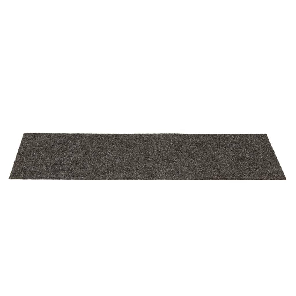 Stair Mats Self-adhesive 15 pcs 60x25 cm Anthracite Rectangular