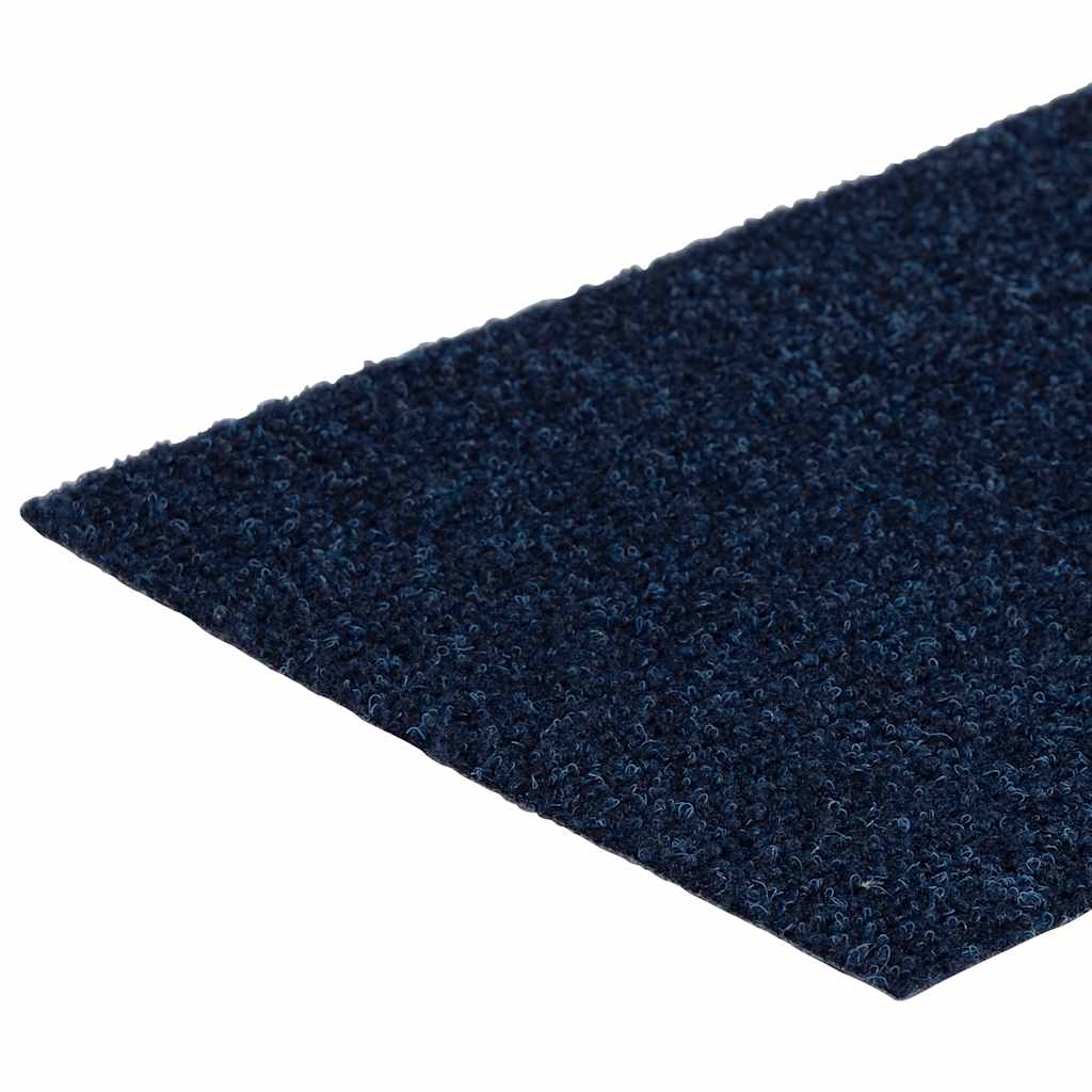 Stair Mats Self-adhesive 15 pcs 76x20 cm Navy Rectangular
