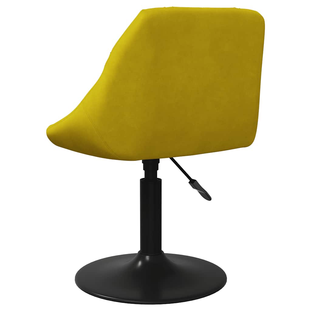 Bar Stool Mustard Yellow Velvet