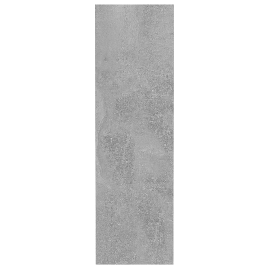 Wall Shoe Cabinet Concrete Grey 60x18x60 cm Engineered Wood