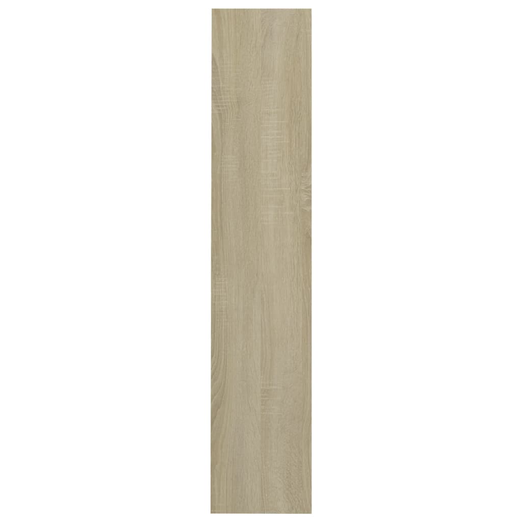 Wall Shoe Cabinet Sonoma Oak 60x18x90 cm Engineered Wood