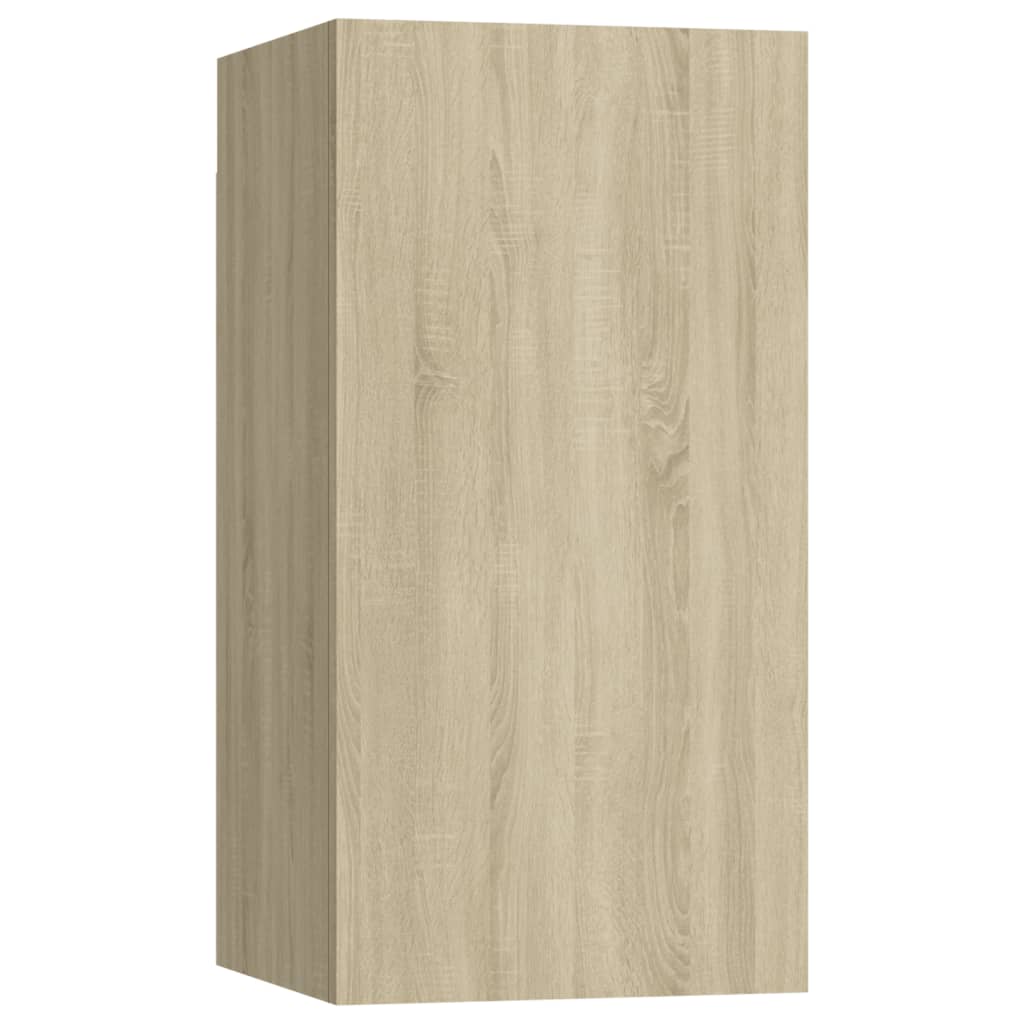 7 Piece TV Cabinet Set Sonoma Oak Engineered Wood