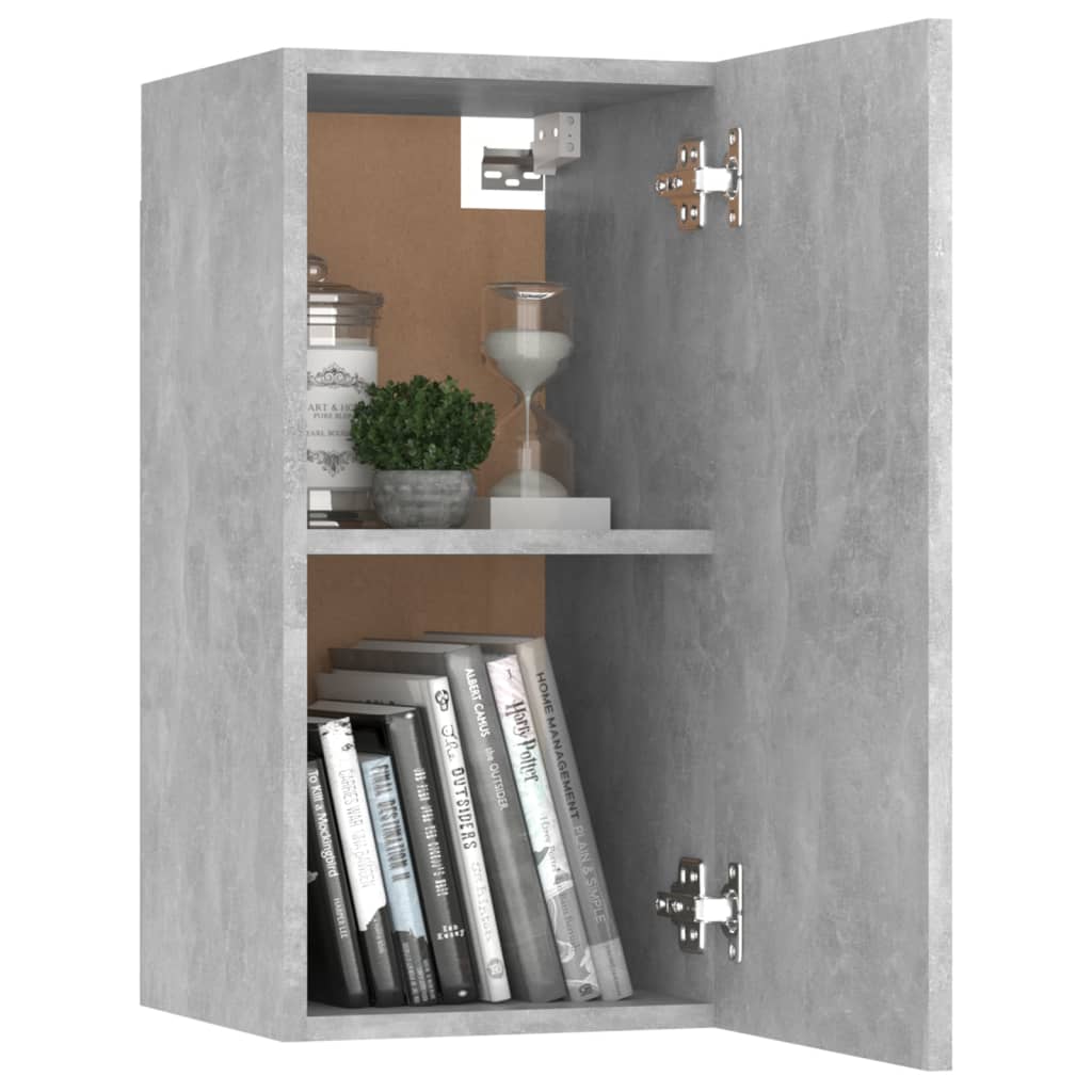4 Piece TV Cabinet Set Concrete Grey Engineered Wood