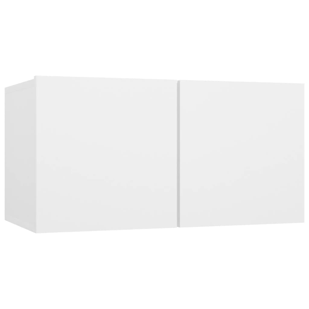 Hanging TV Cabinets 3 pcs White 60x30x30 cm