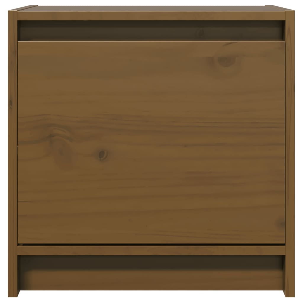 Bedside Cabinets 2 pcs Honey Brown 40x30.5x40 cm Solid Pinewood
