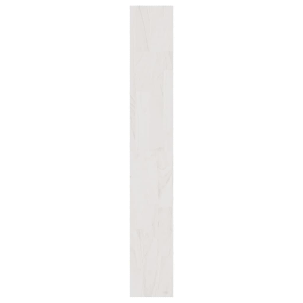 Book Cabinet/Room Divider White 100x30x200 cm Solid Pinewood