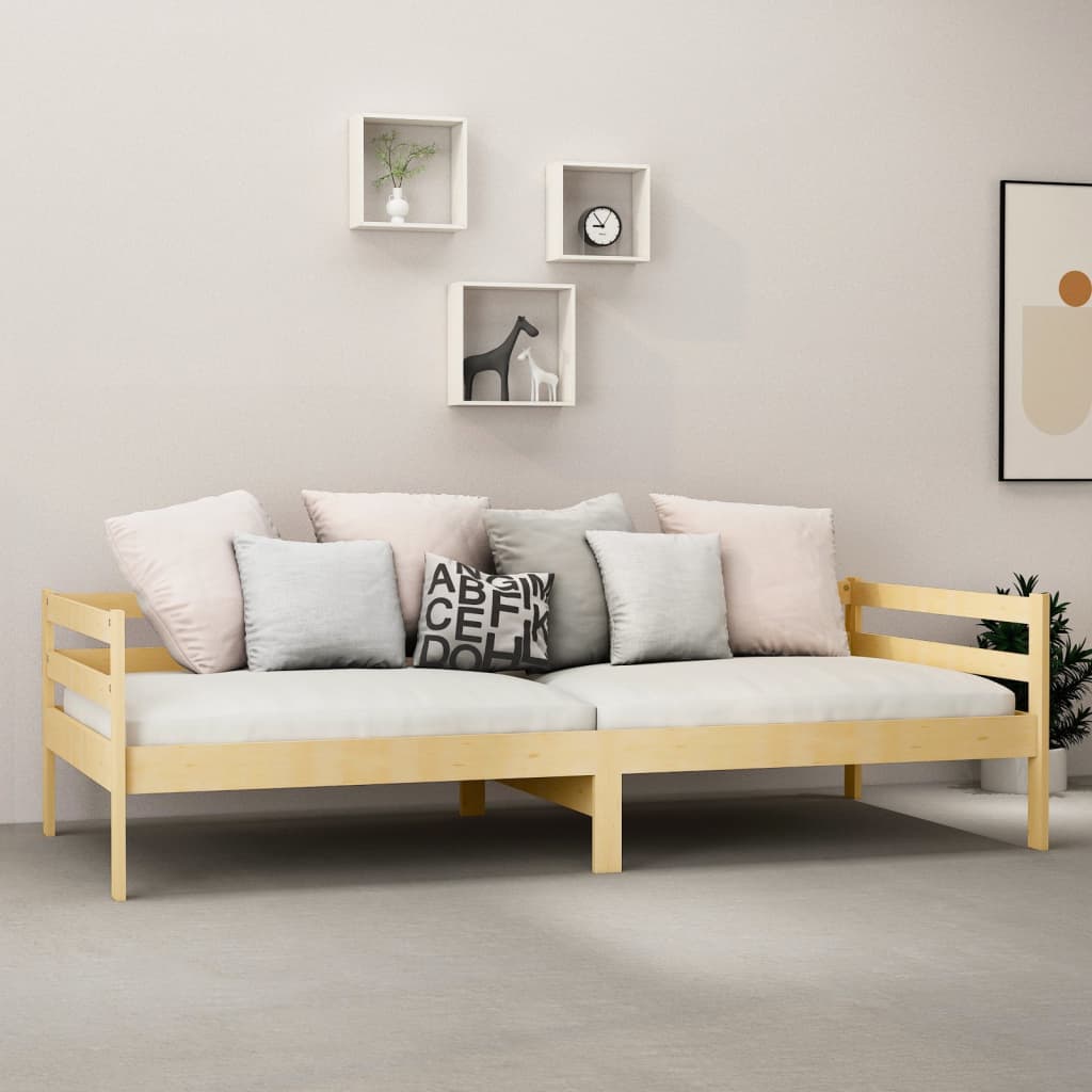 Day Bed without Mattress Solid Wood Pine 90x200cm