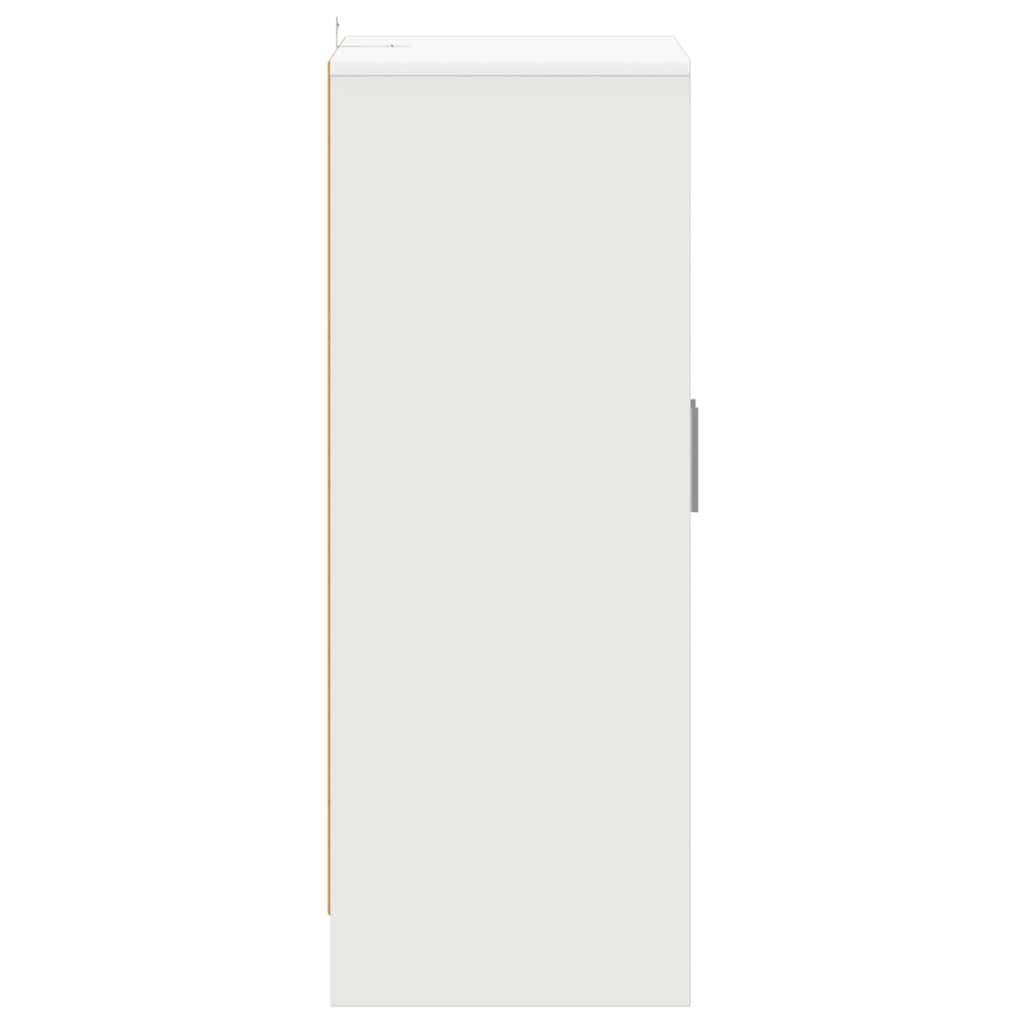 Shoe Cabinet White 60x35x92 cm Engineered Wood